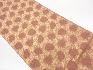 花唐草模様織出し袋帯